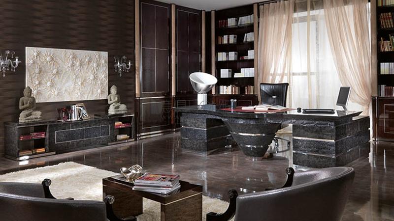 OUVERTURE-LEATHER 办公桌