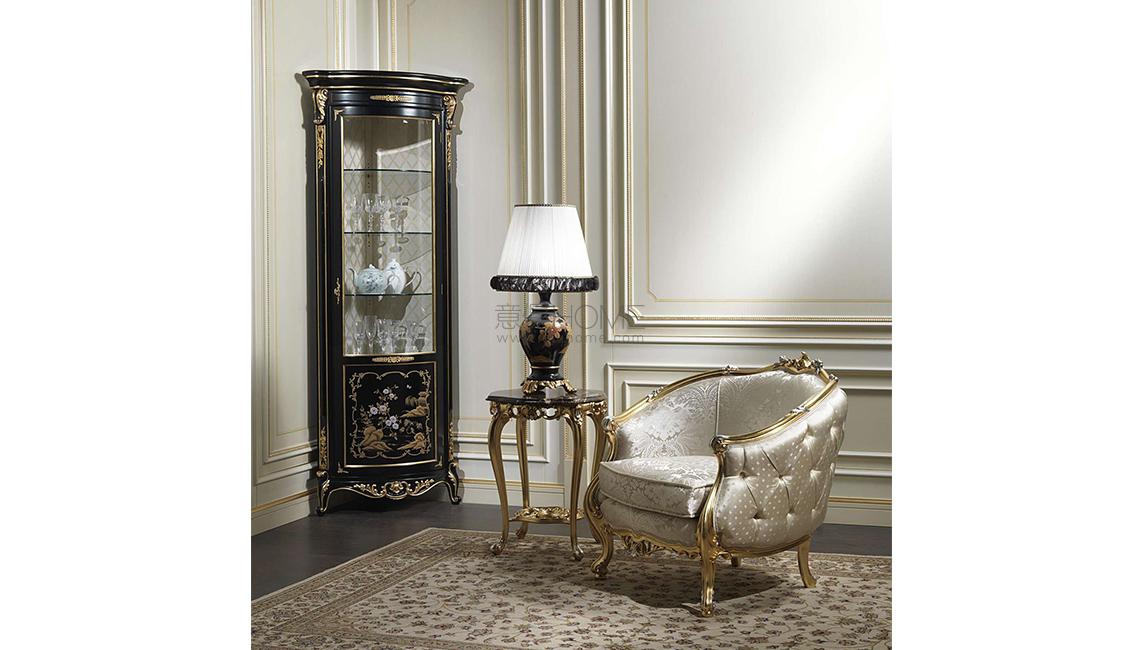 VIMERCATIClassic cabinet showcase, Chinoiserie collection, art. 9515 厅柜