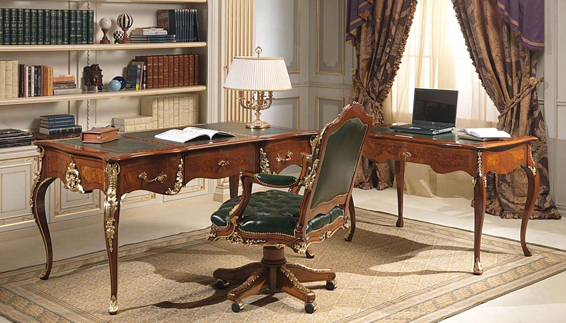 VIMERCATI10Classic office Louis XV style 书桌
