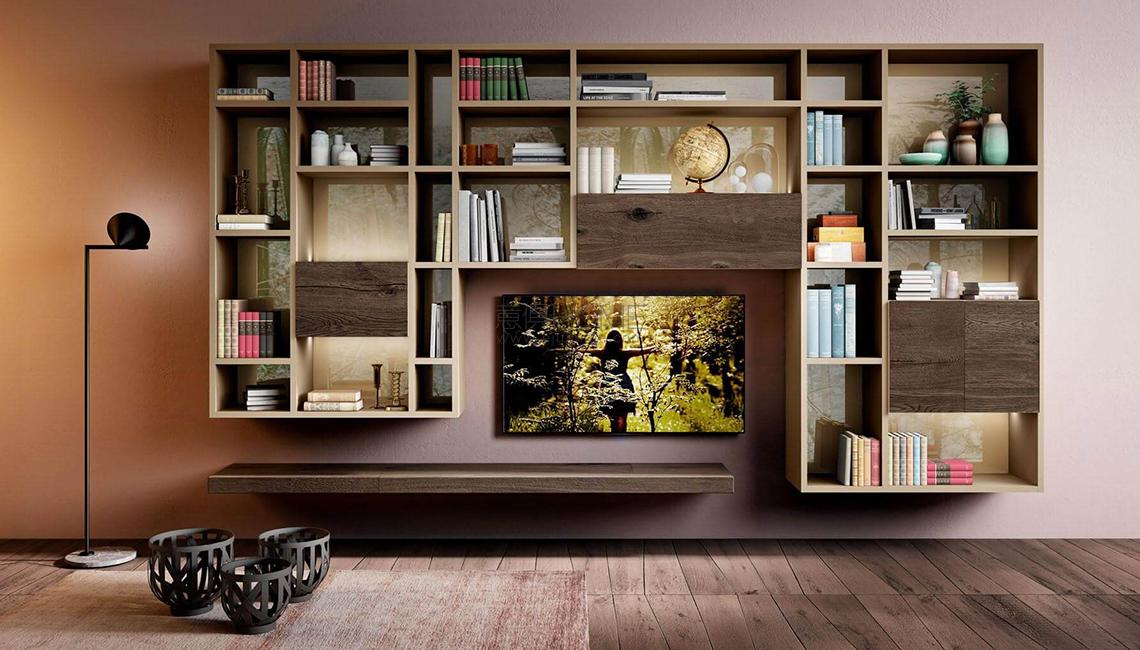 30mm Wall Unit电视机背景组合柜