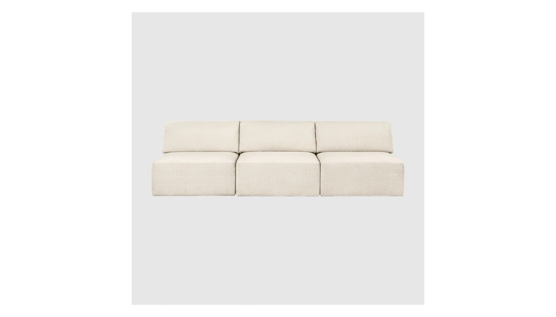 Wonder Sofa - 3-seater without armrest沙发