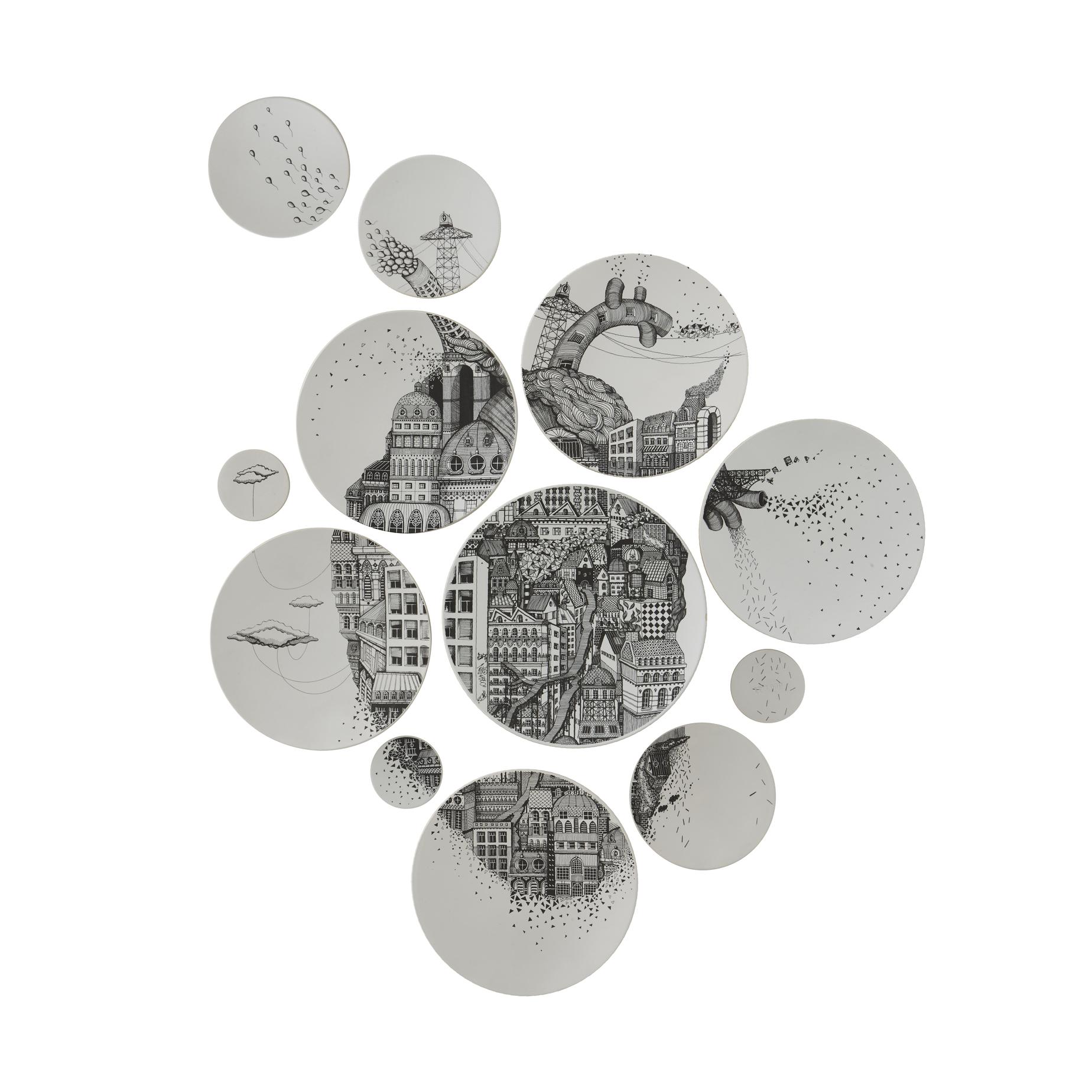 AU COEUR DE LA VILLE墙饰