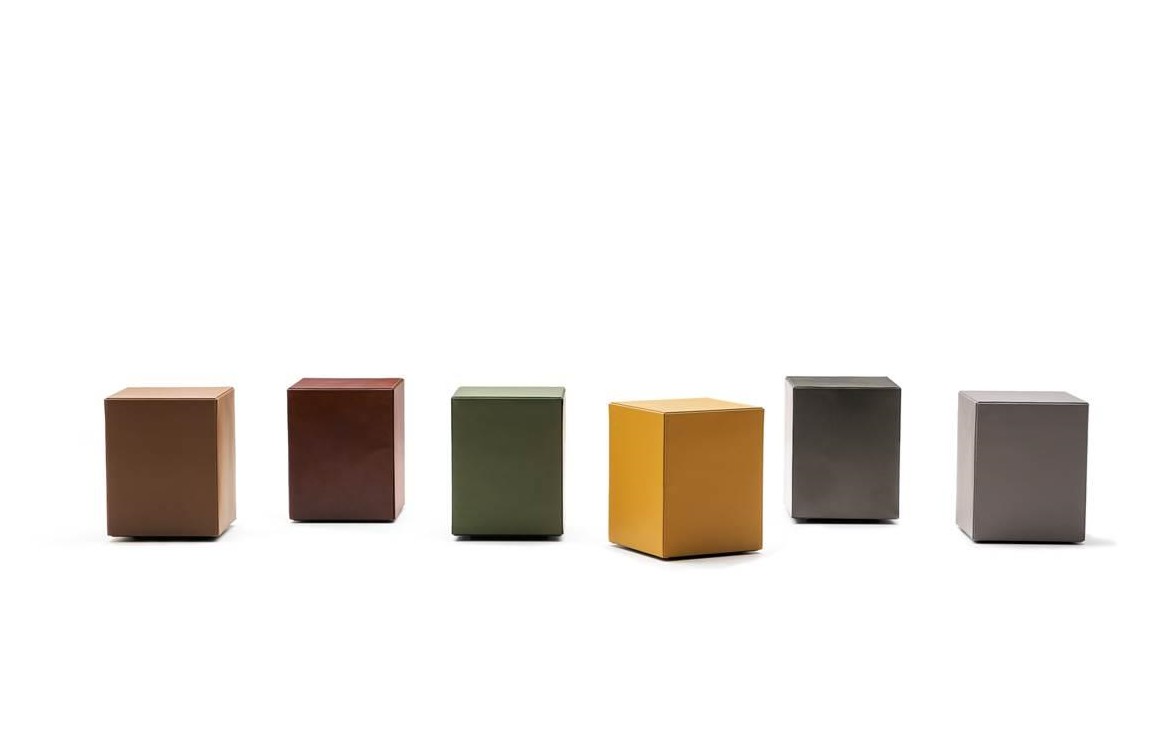 Solid Saddle-Hide 脚凳