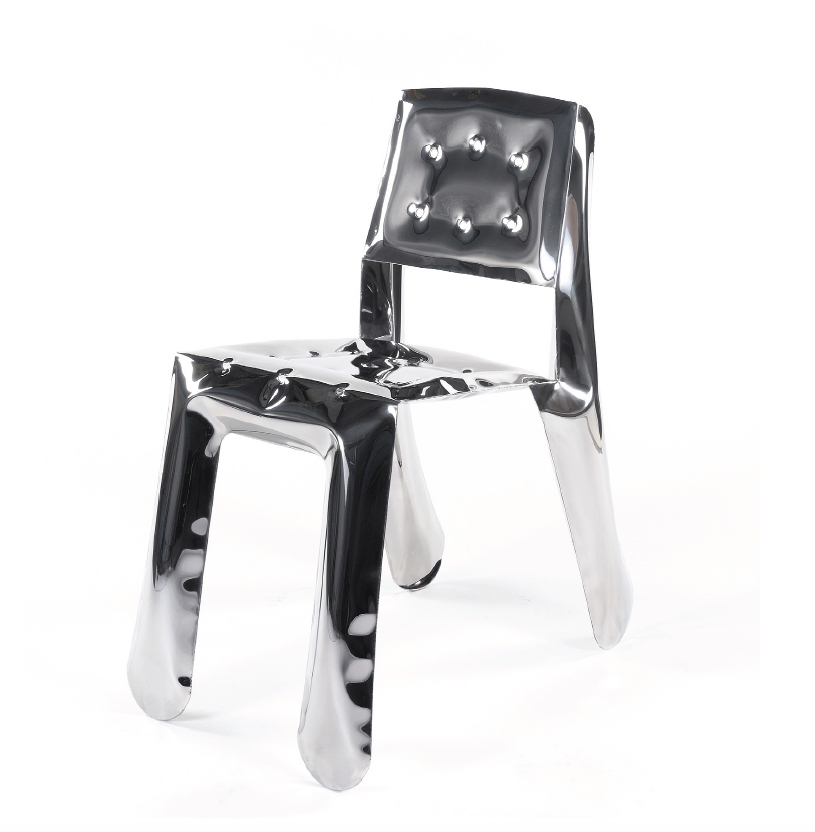 zietaChippensteel 0.5不锈钢镜面饼干椅